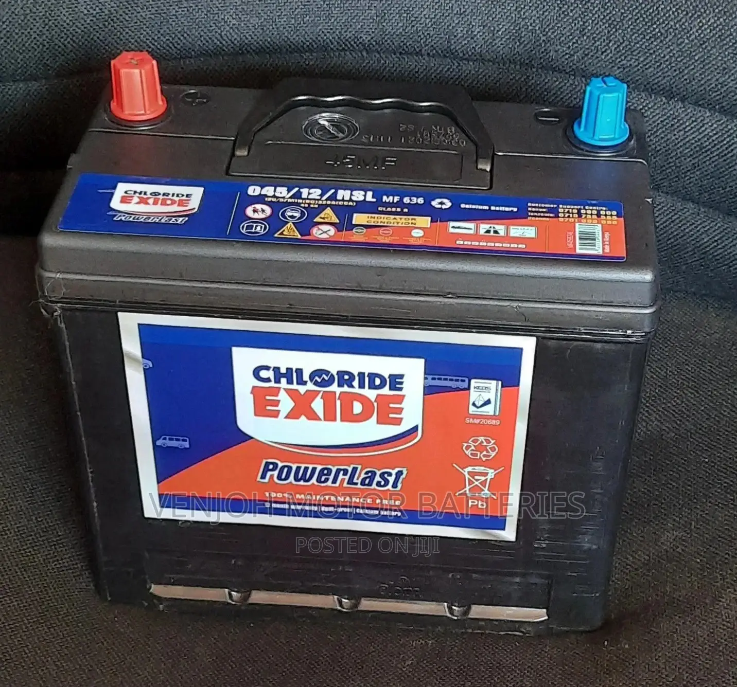 NS60/045 Powerlast Maintainance Free Car Battery