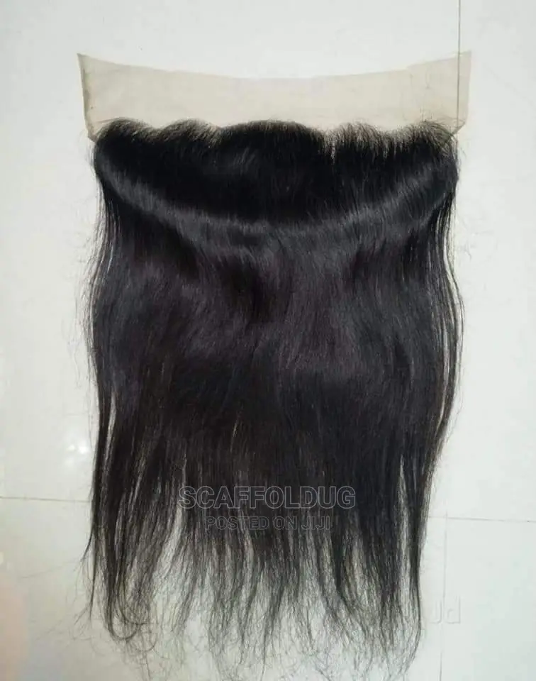 Human Hair Ear to Ear Closure Straight Size 14