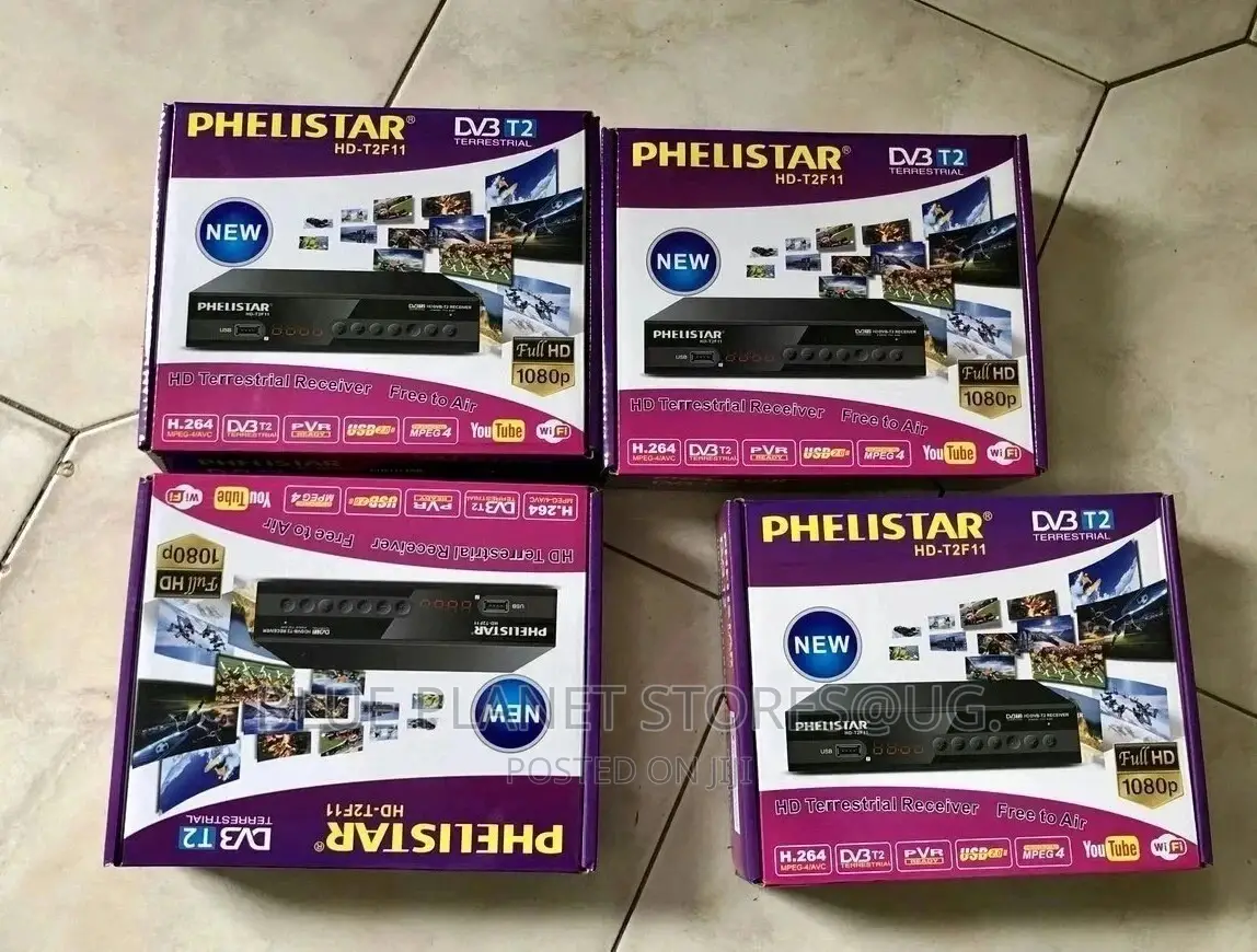 Phelistar Dvb-T2 (HD-T2F11) Full HD Free-To-Air Decoder