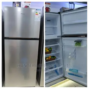 Hisense Double Door 488 Liters Fridge Silver Color New