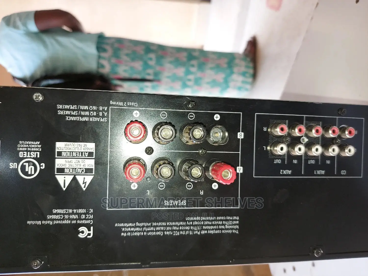 Insingia Amplifier Smart With Bluetooth and Radio