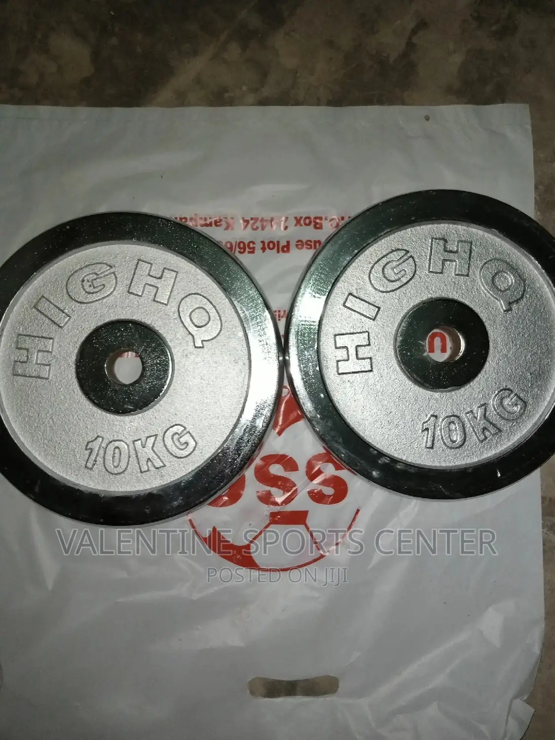 10kg Plates Silver
