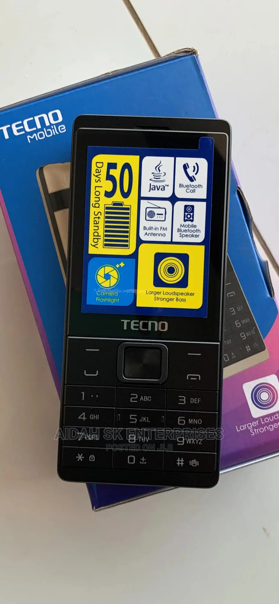 New Tecno T528 Black