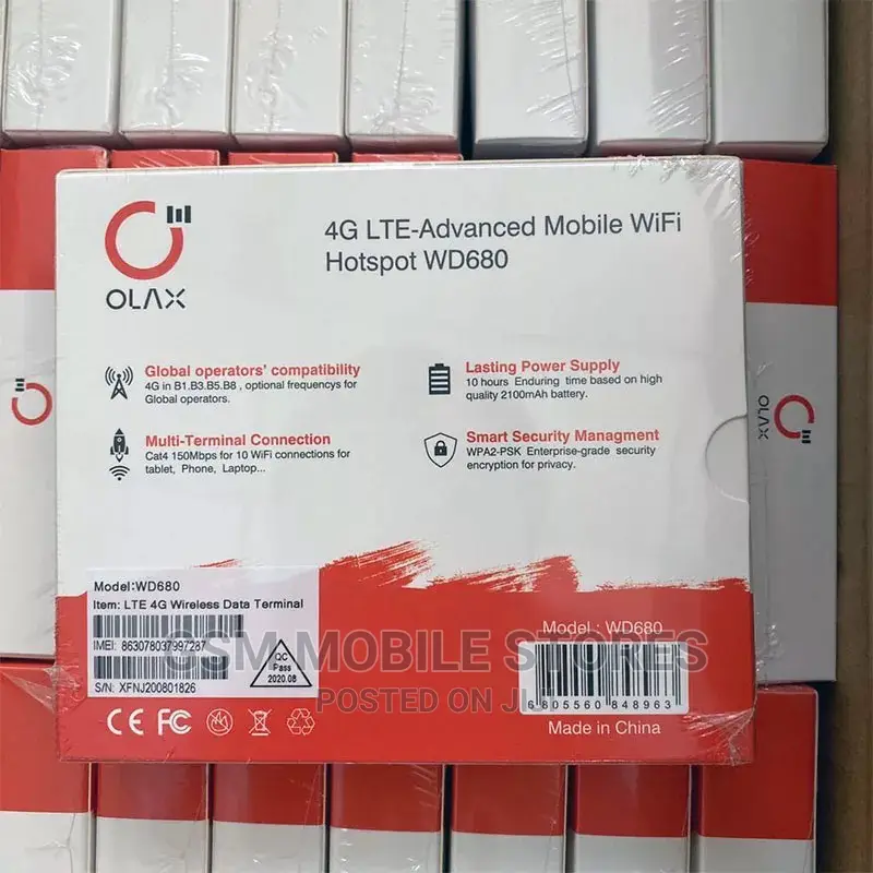 Wholesale 4GLTE 2021 Olax Mobile Wifi for All Networks