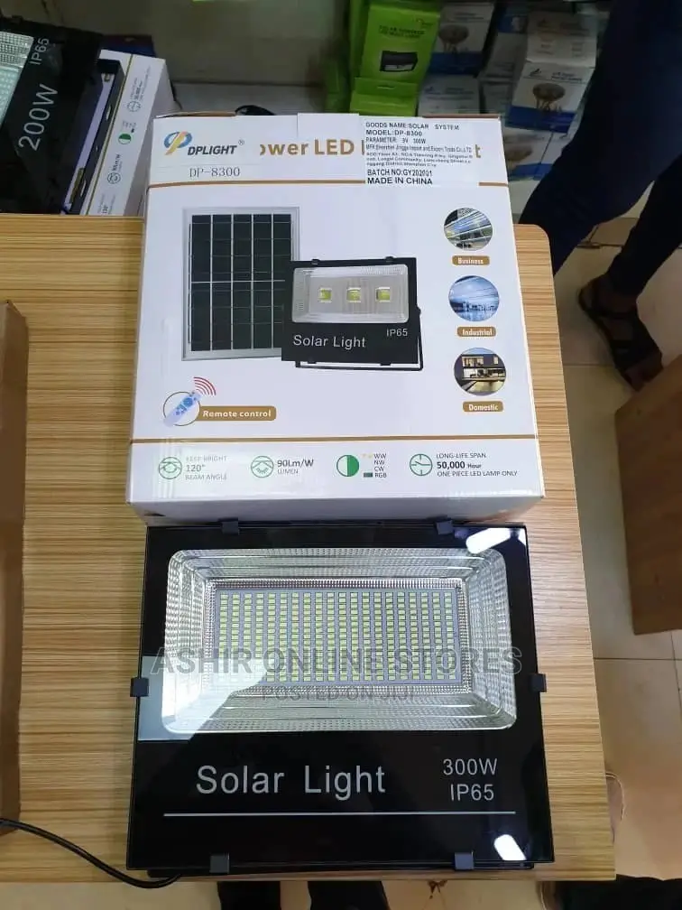 300 Watts Solar Power LED Floord Light