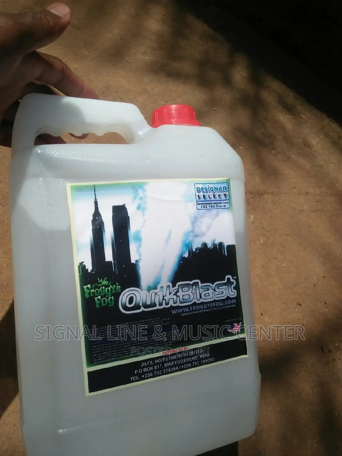 Fog Machine Liqud 5liters, Water