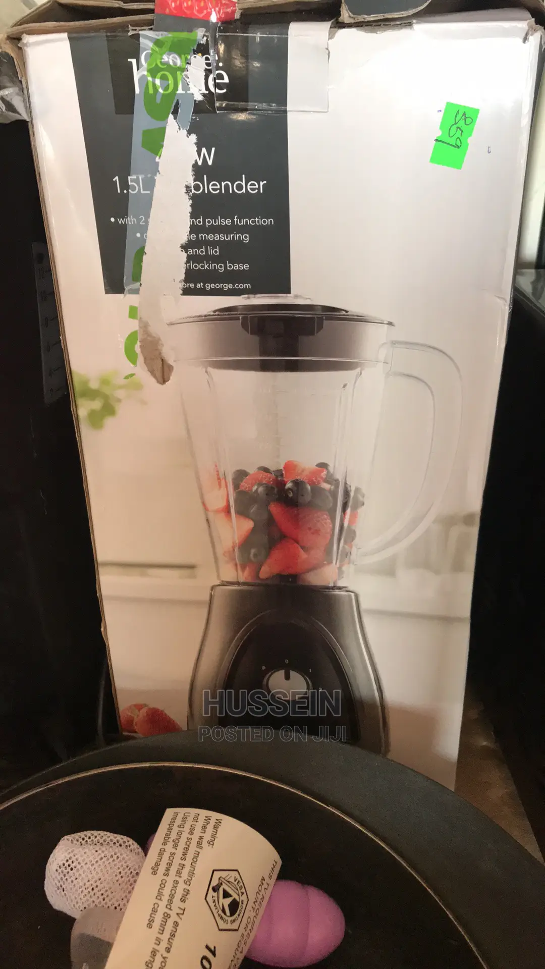 Home George Blender 400W 1.5L Jug Blender