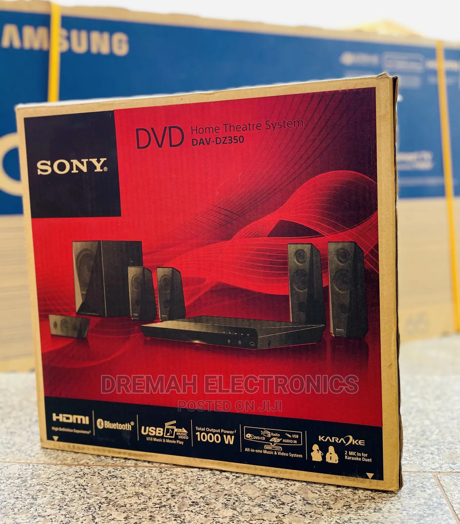1000 Watts 5.1 Channel Surround Sony Bluetooth Home Theater