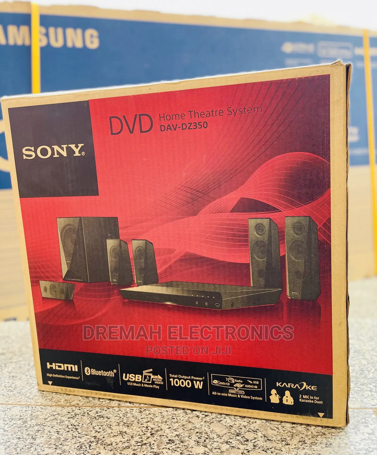 1000 Watts 5.1 Channel Surround Sony Bluetooth Home Theater