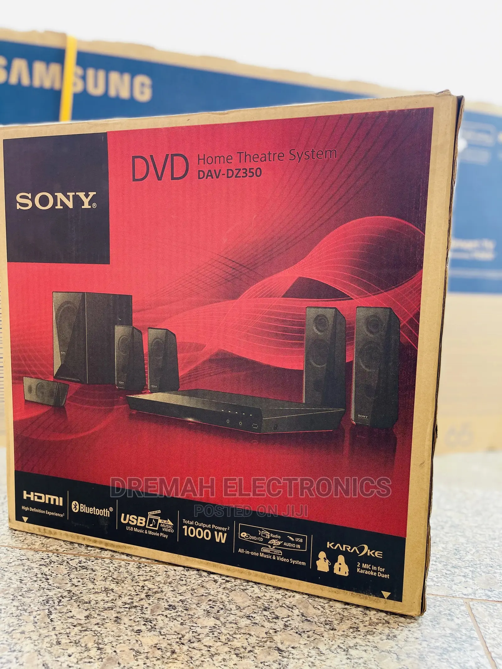 1000 Watts 5.1 Channel Surround Sony Bluetooth Home Theater