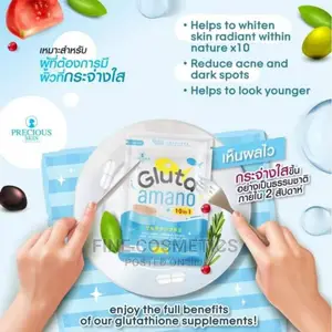 GLUTA AMANO 10-In-1 30000MG Collagen 30 Softgel Skin Tabs