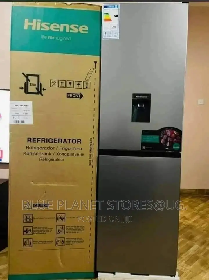 Hisense 341litres Combo Double Door Fridge With a Dispenser