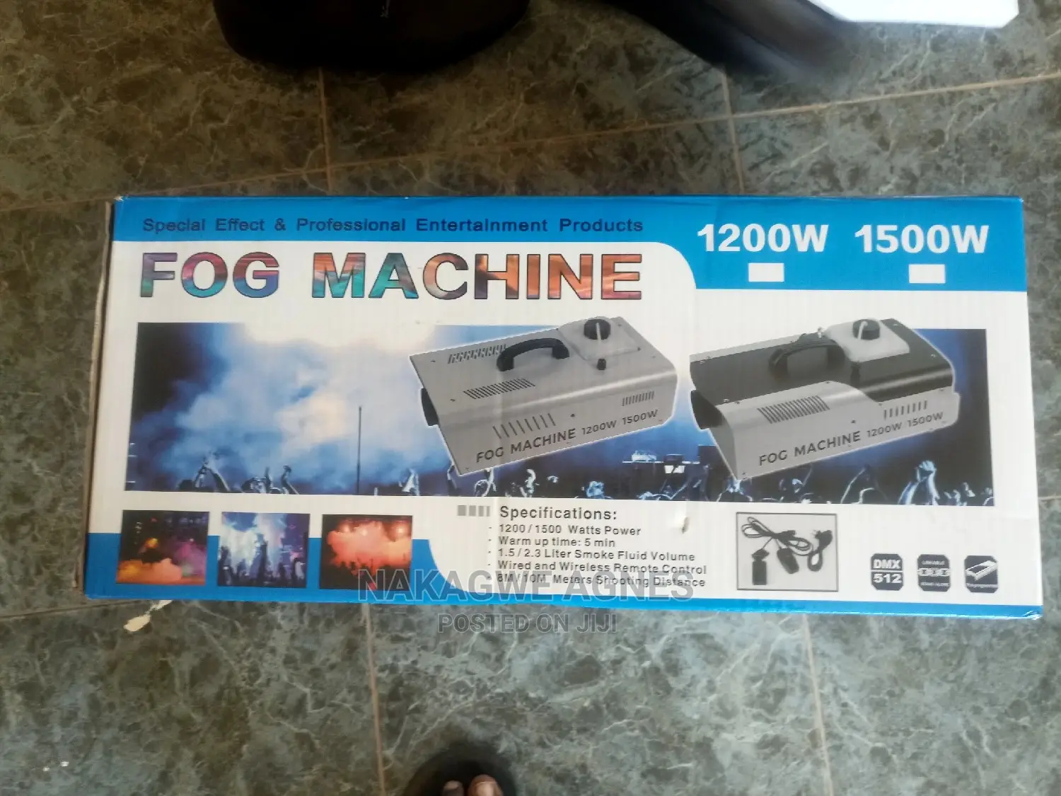 2in1 Remote Controlled Fog Machine (Lights and Smoke)