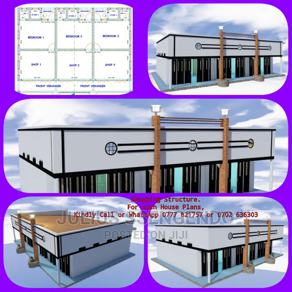 HOUSE PLANS (Plan Z'amayumba)
