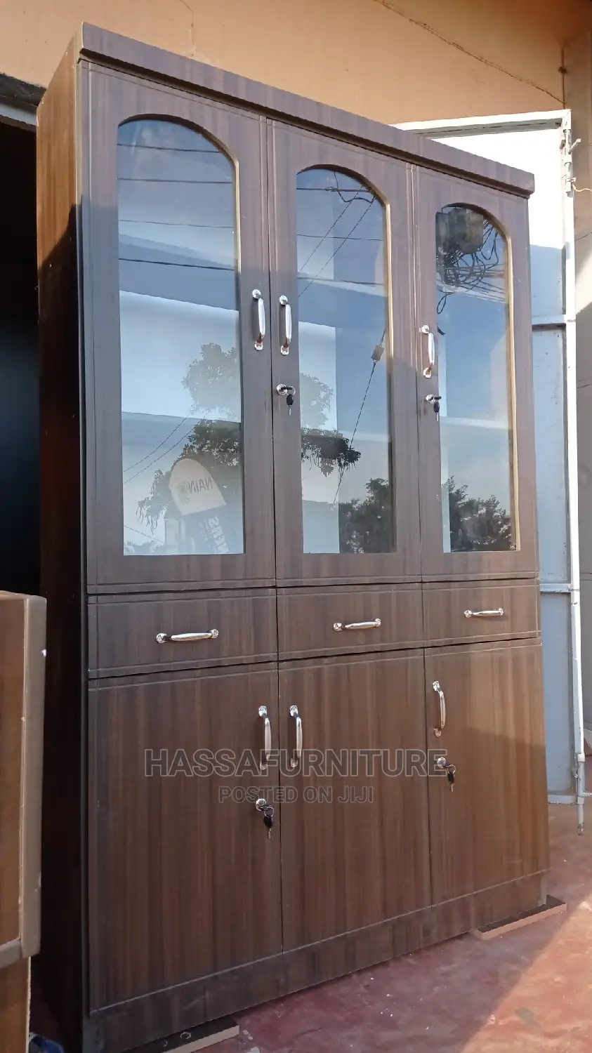 Mahogany Cupboard 3doors Brand New