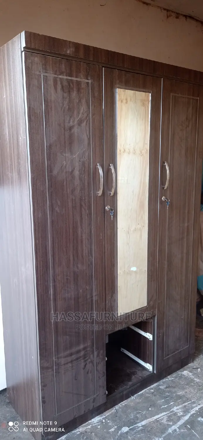 3doors Mahogany Wardrobe