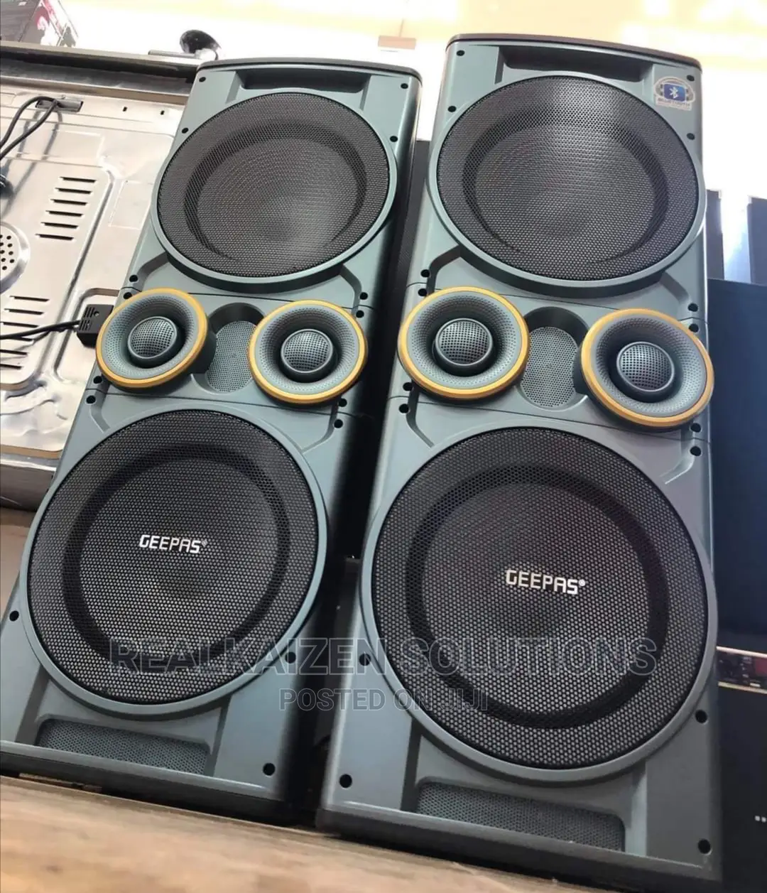 Geepas 2.0 Professional Speakers 80000W 1pair