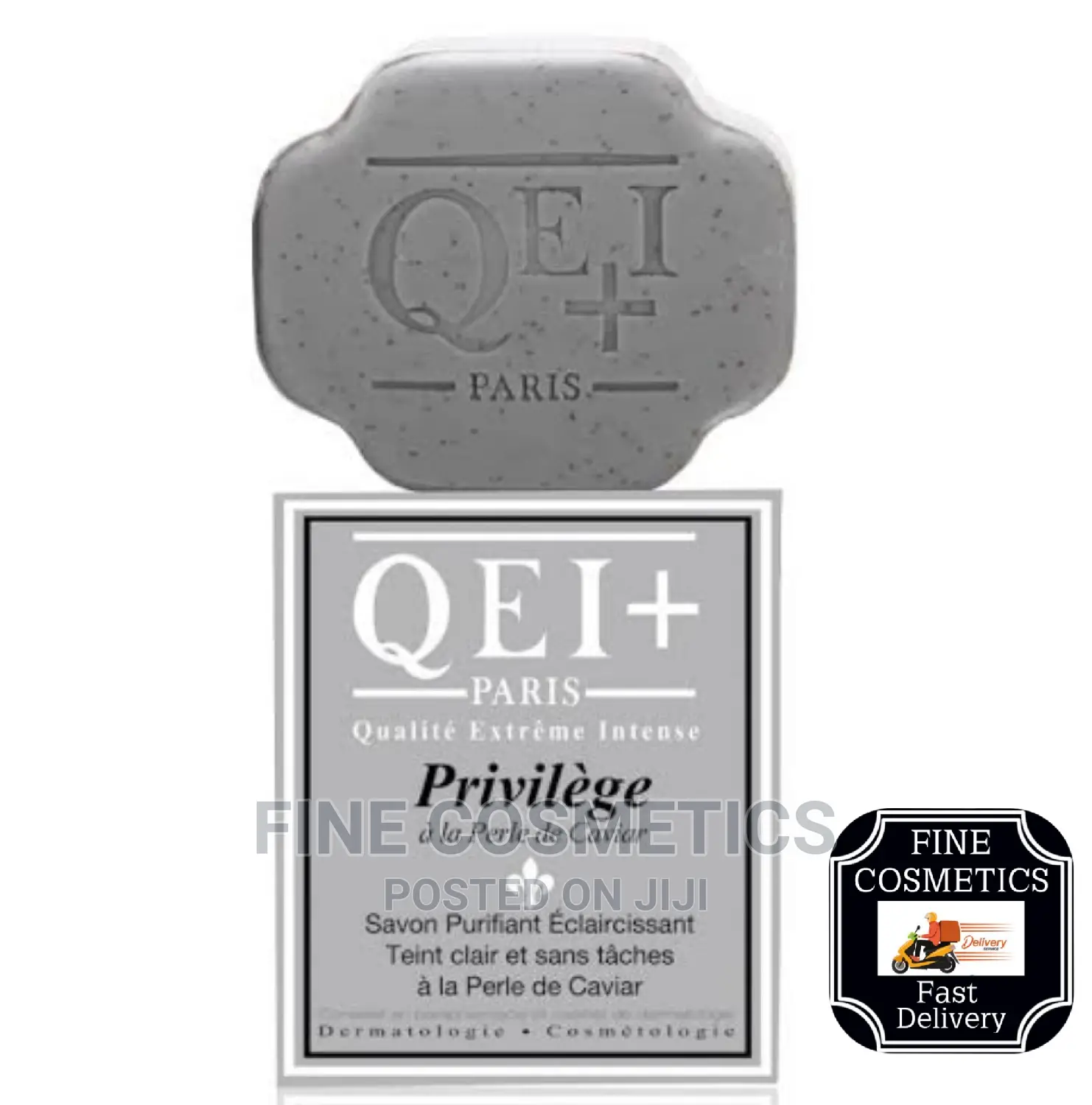 ORIGINAL Qei+ Paris Privilege SET of Lotion, Serum and Soap