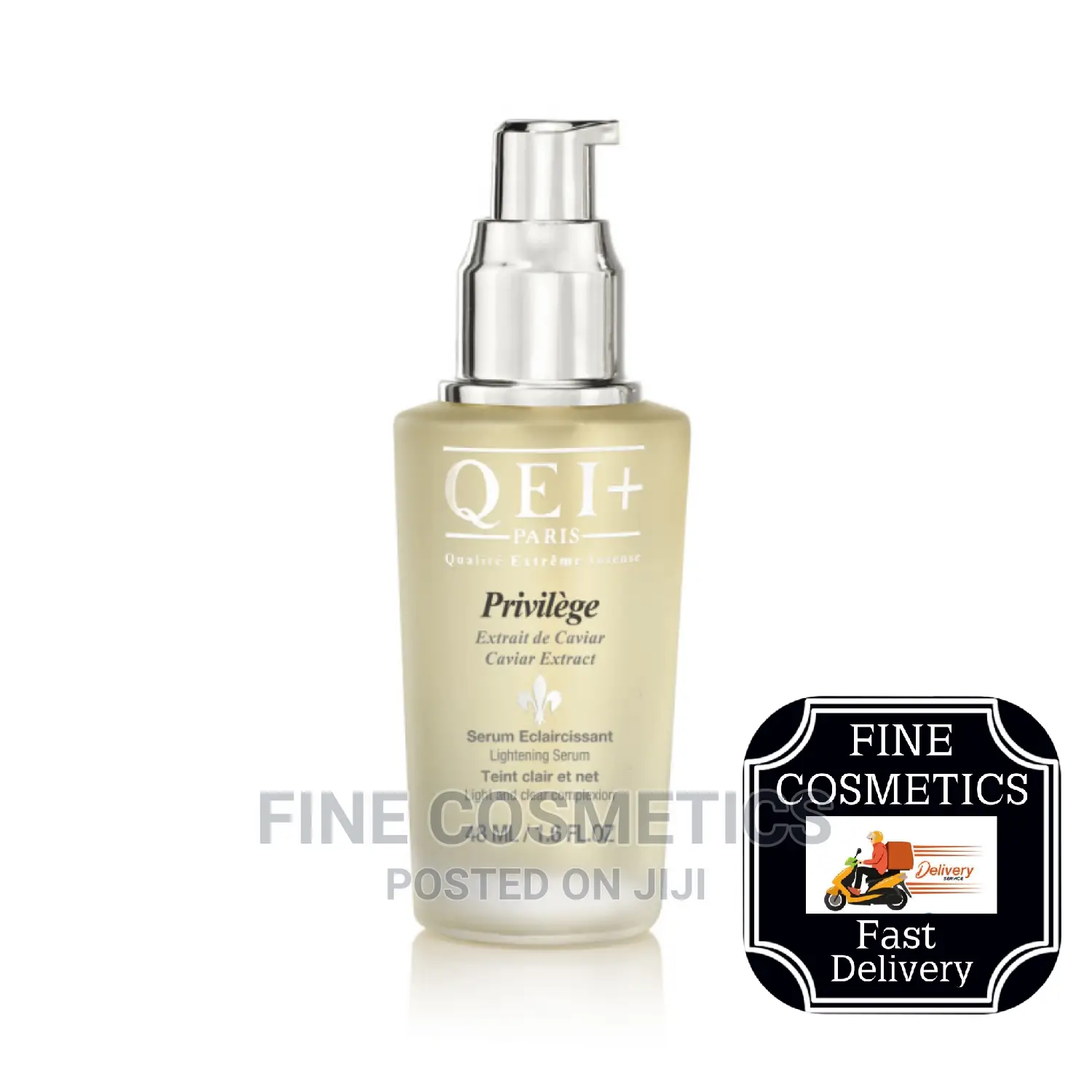 ORIGINAL Qei+ Paris Privilege SET of Lotion, Serum and Soap