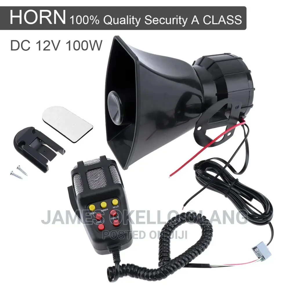 Siren and Microphone for Ambulance and Lead Cars