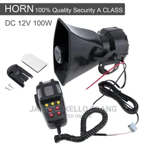 Photo - Siren and Microphone for Ambulance and Lead Cars