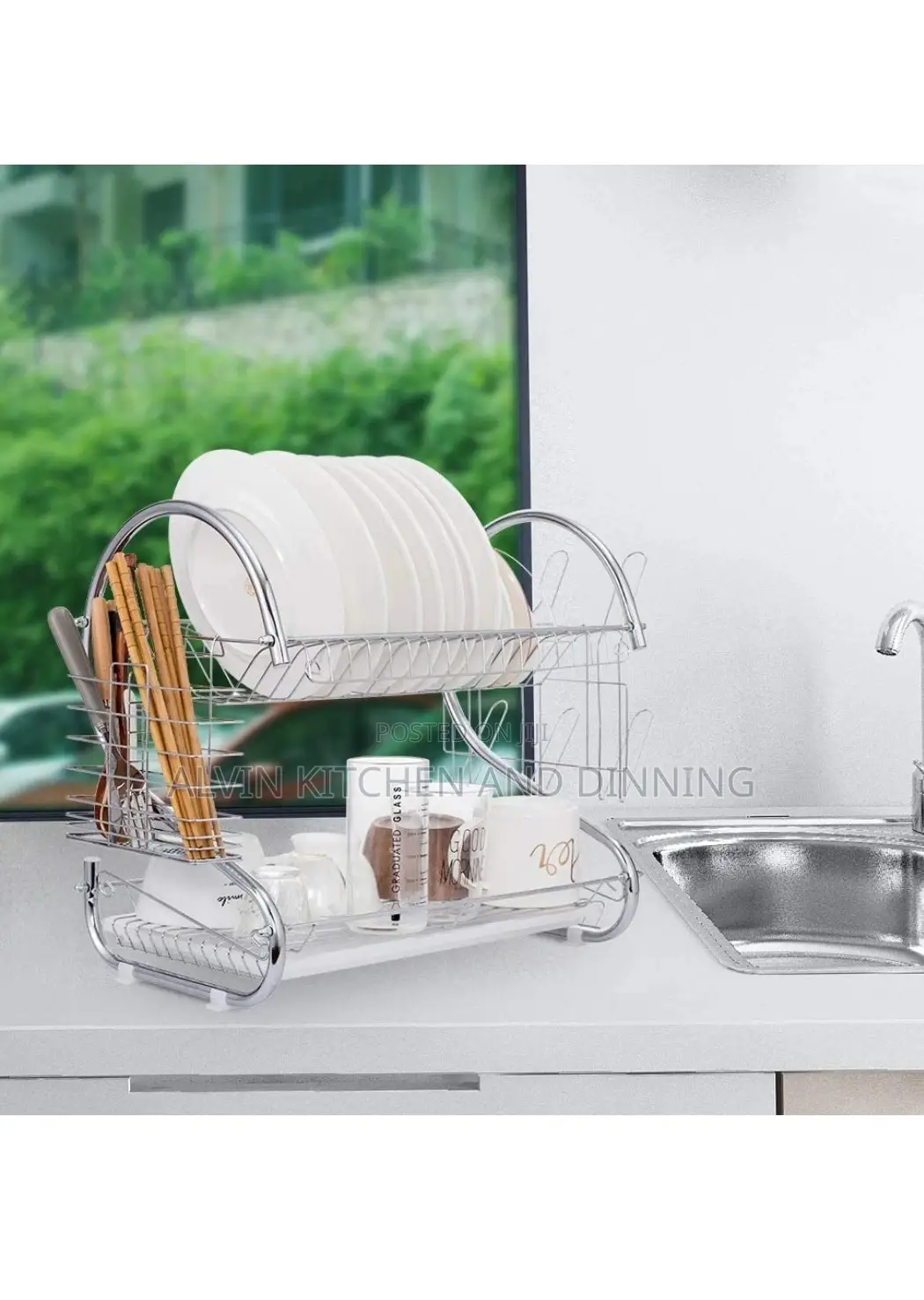 Dish Drying Rack 2 Tiers
