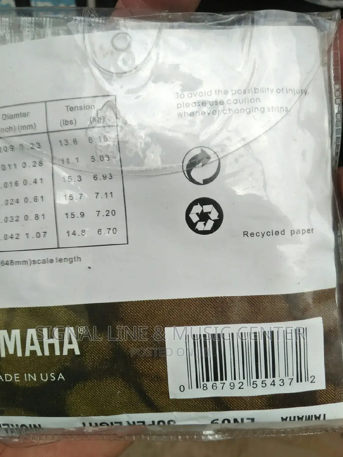 Yamaha Solo Guitar/ Electric Strings