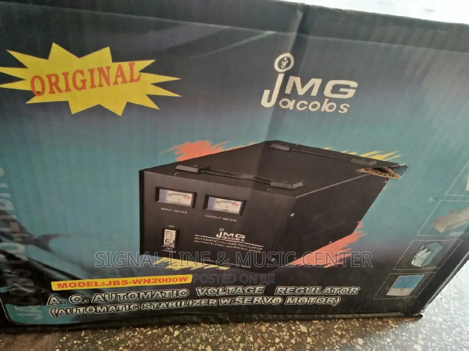 JMG Jacobos a/C Automatic Stabilizer W Servo Motor 2000w