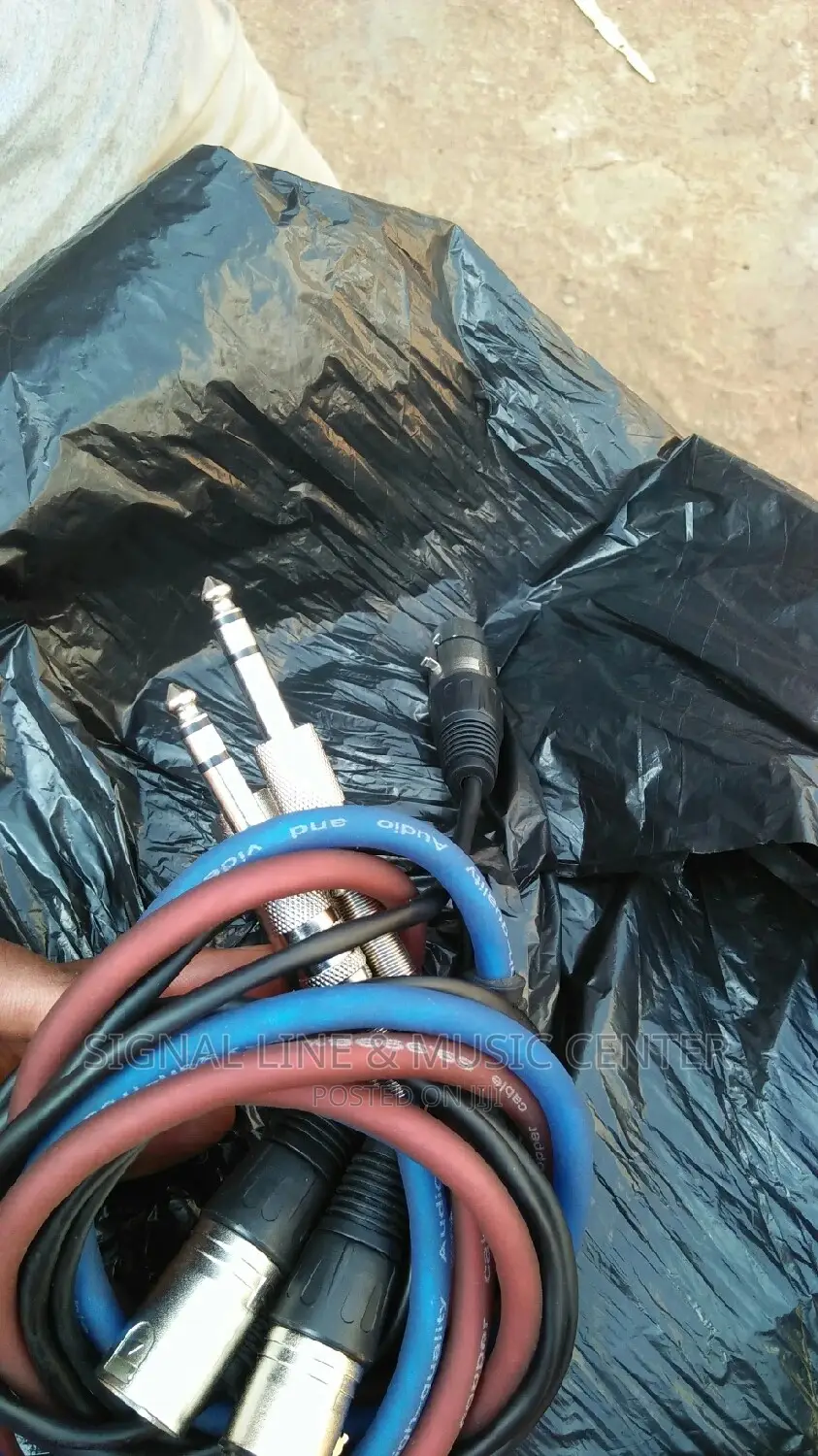 Signal Cables Male to Female XLR ,Jack to Jack Pines 1meter