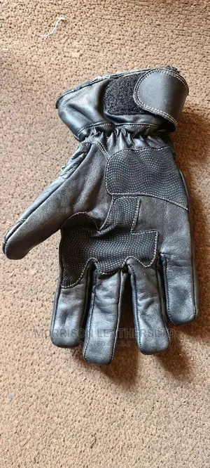 Leather Thermal Lined Motorbike Motorcycle Waterproof Gloves