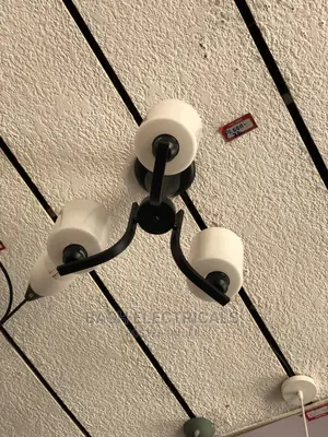 Three Glass Ceiling Lights