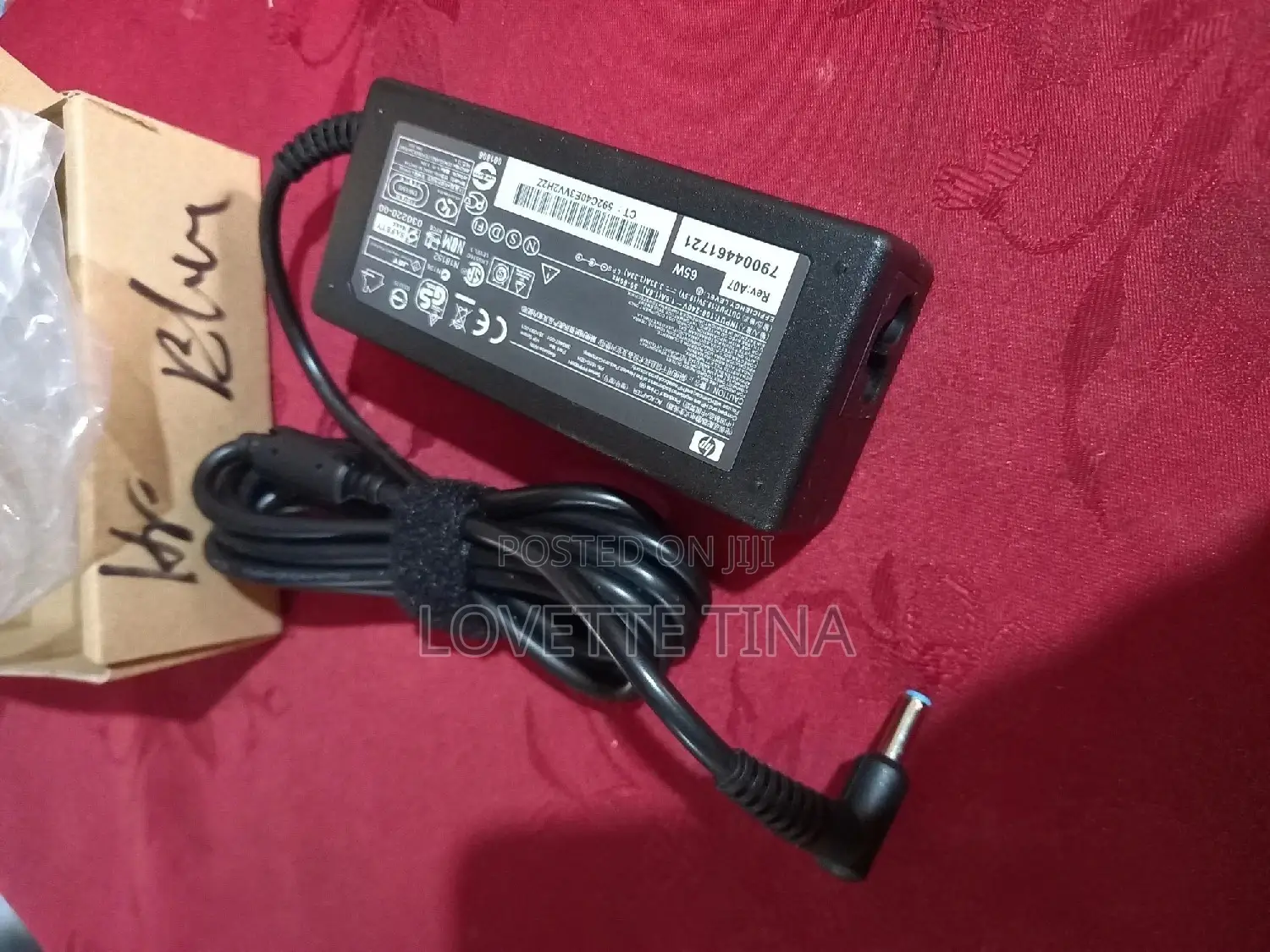Hp Blue Pin Charger 19.5v 3.3A