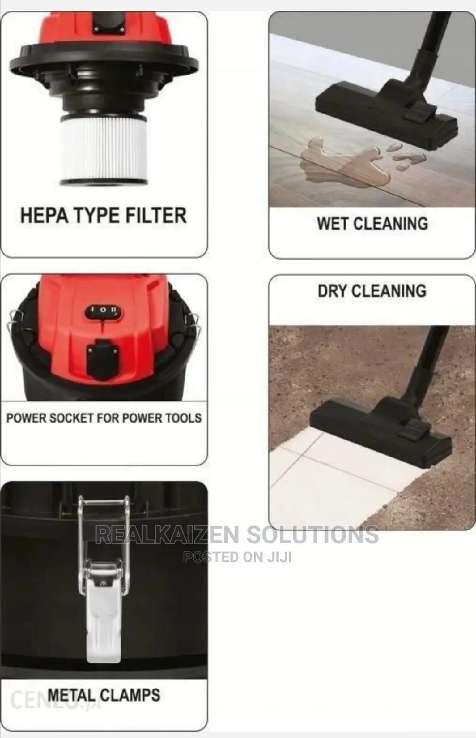 Poland YATO 20L Wet and Dry Premium Vacuum Cleaner 1400W