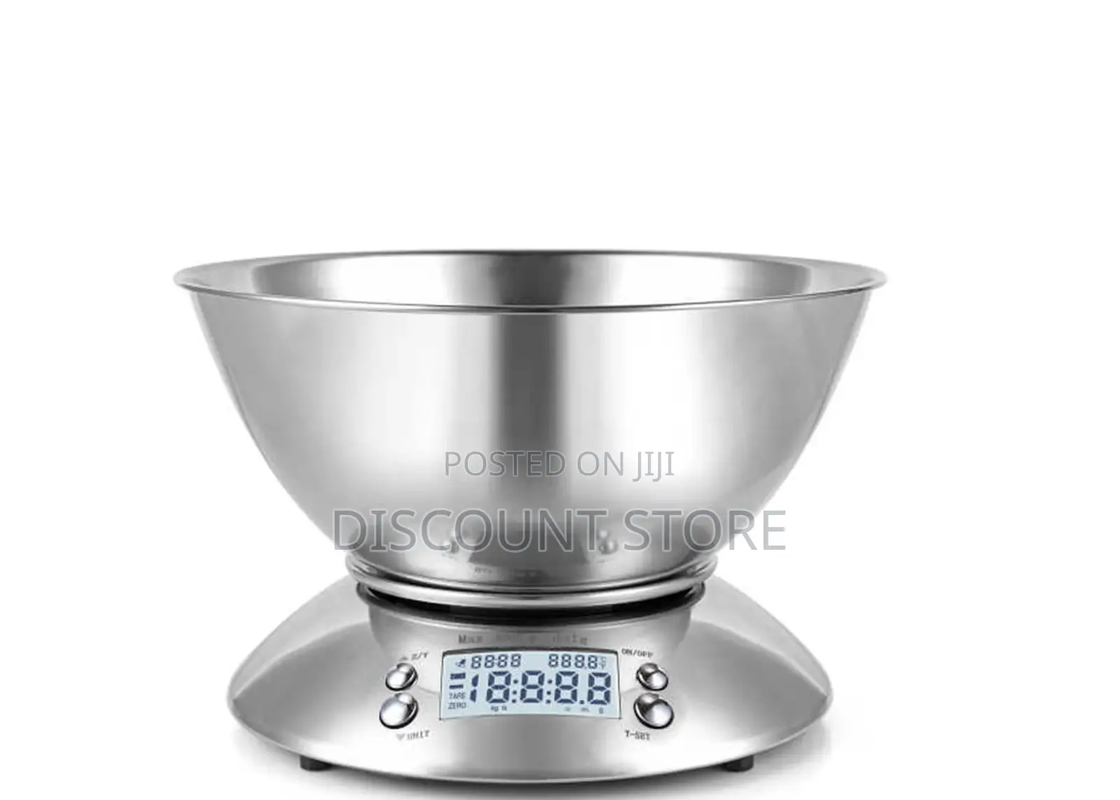 Superficial Stainless Bowl Kitchen Weighing Scales 