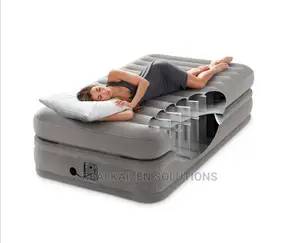 Intex Dura-Beam Plus Elevated Airbed With Internal Pump 20"