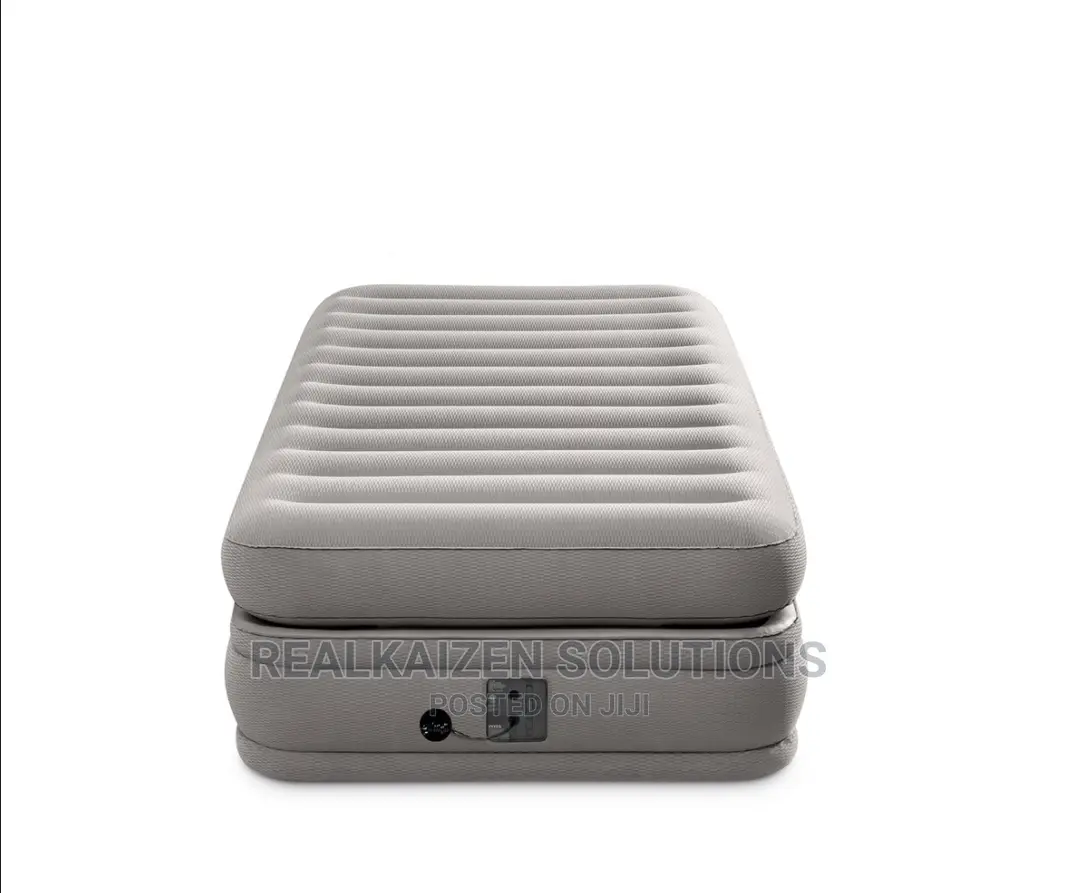 Intex Dura-Beam Plus Elevated Airbed With Internal Pump 20"