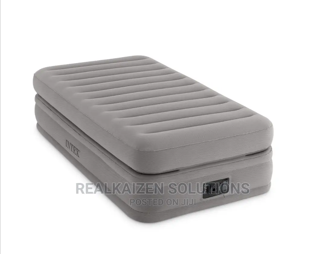 Intex Dura-Beam Plus Elevated Airbed With Internal Pump 20"