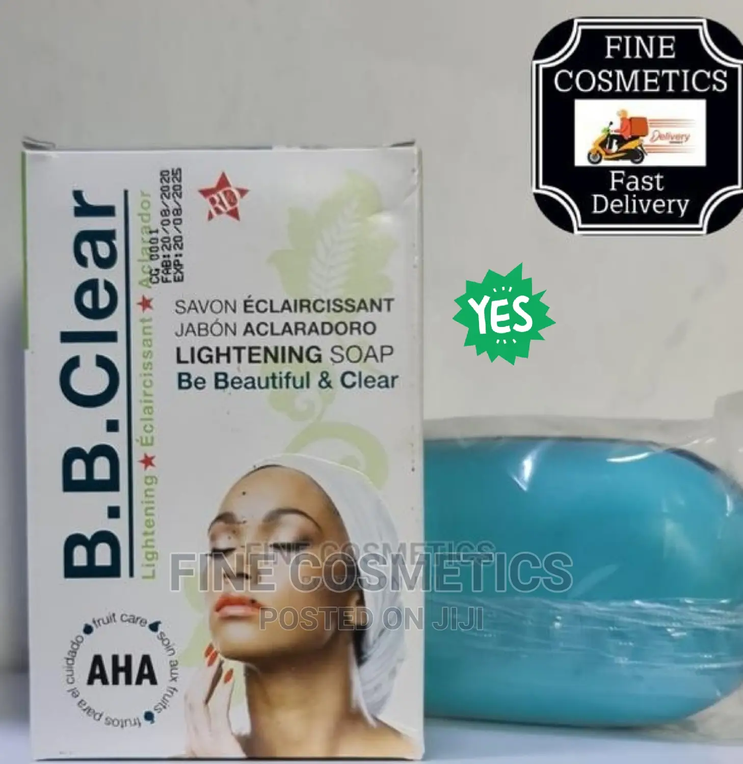 BB Clear Whitening Set of 4: Lotion, Serum, Soap, and Oil