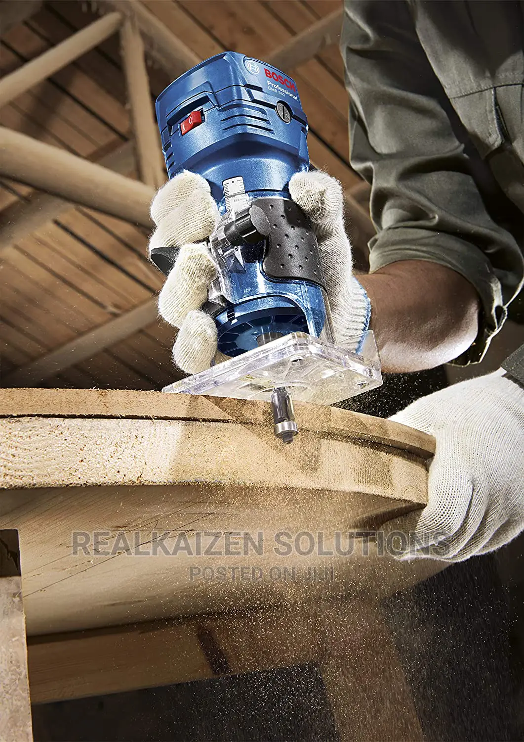German Bosch Professional Palm Router 550W