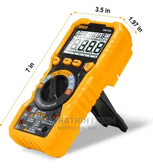Ingco Digital Multimeter-Measures AC DC - Double Fused