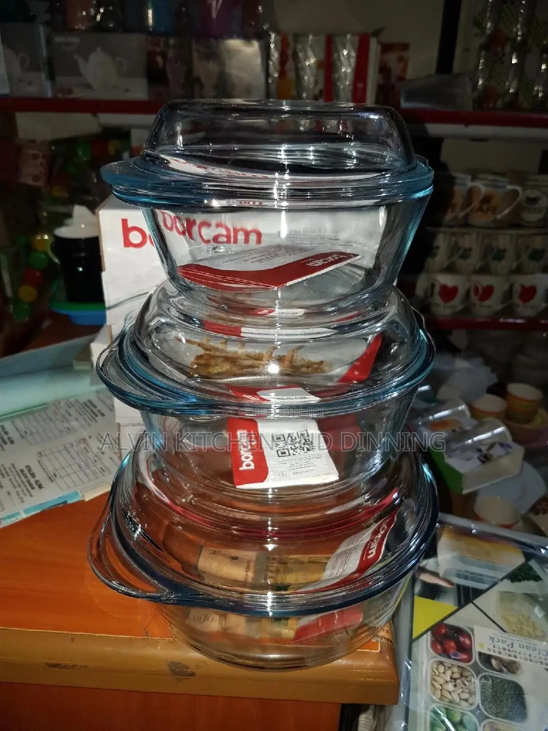 3-Piece Glass Casserole