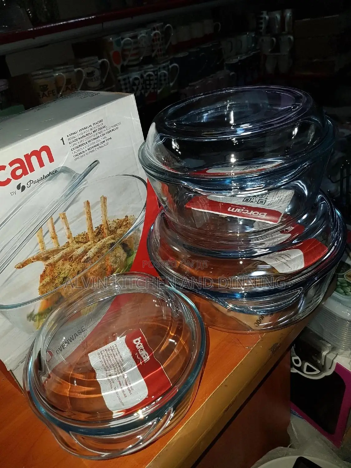 3-Piece Glass Casserole