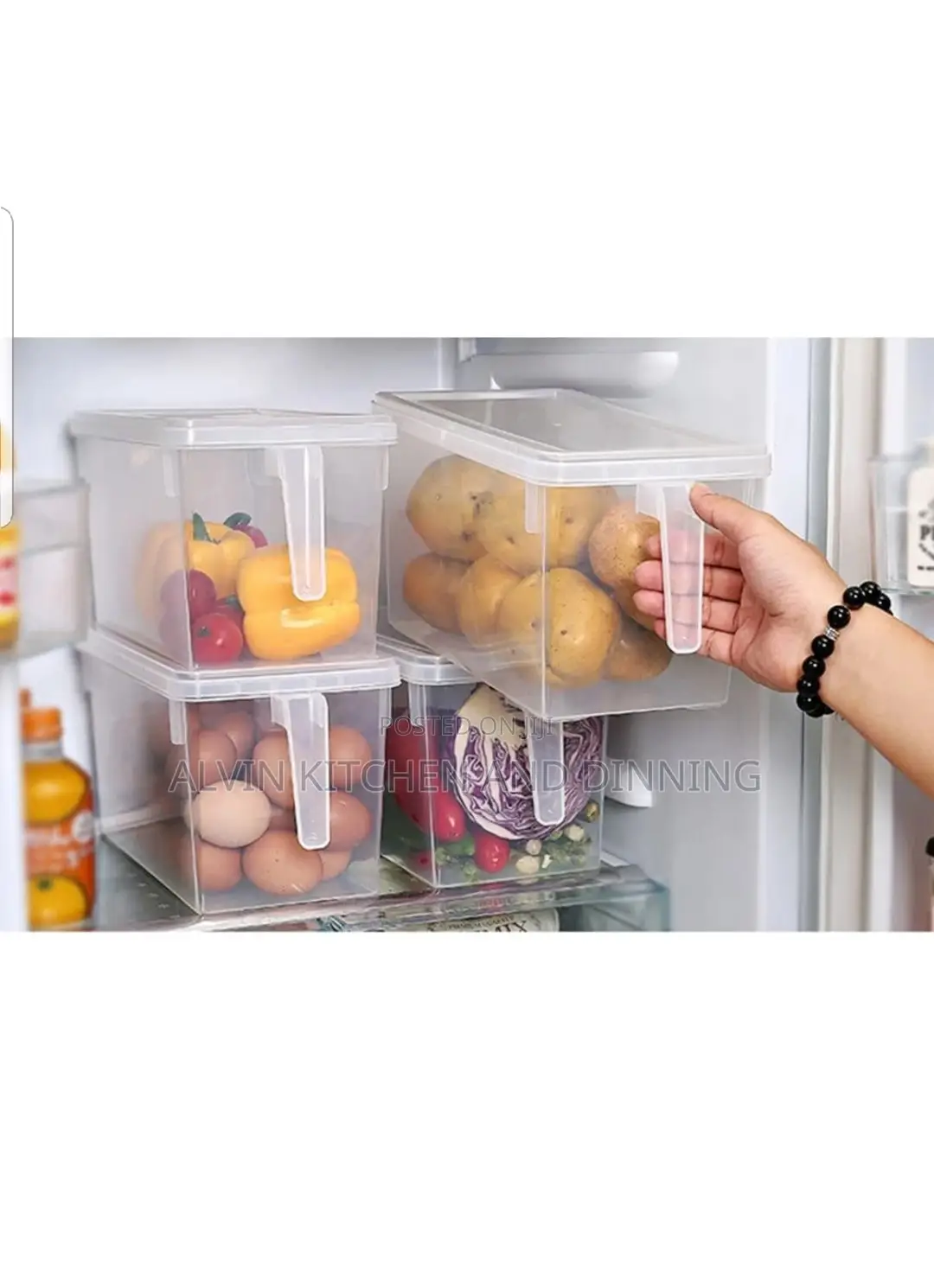 Plastic Storage Containers (4pcs)