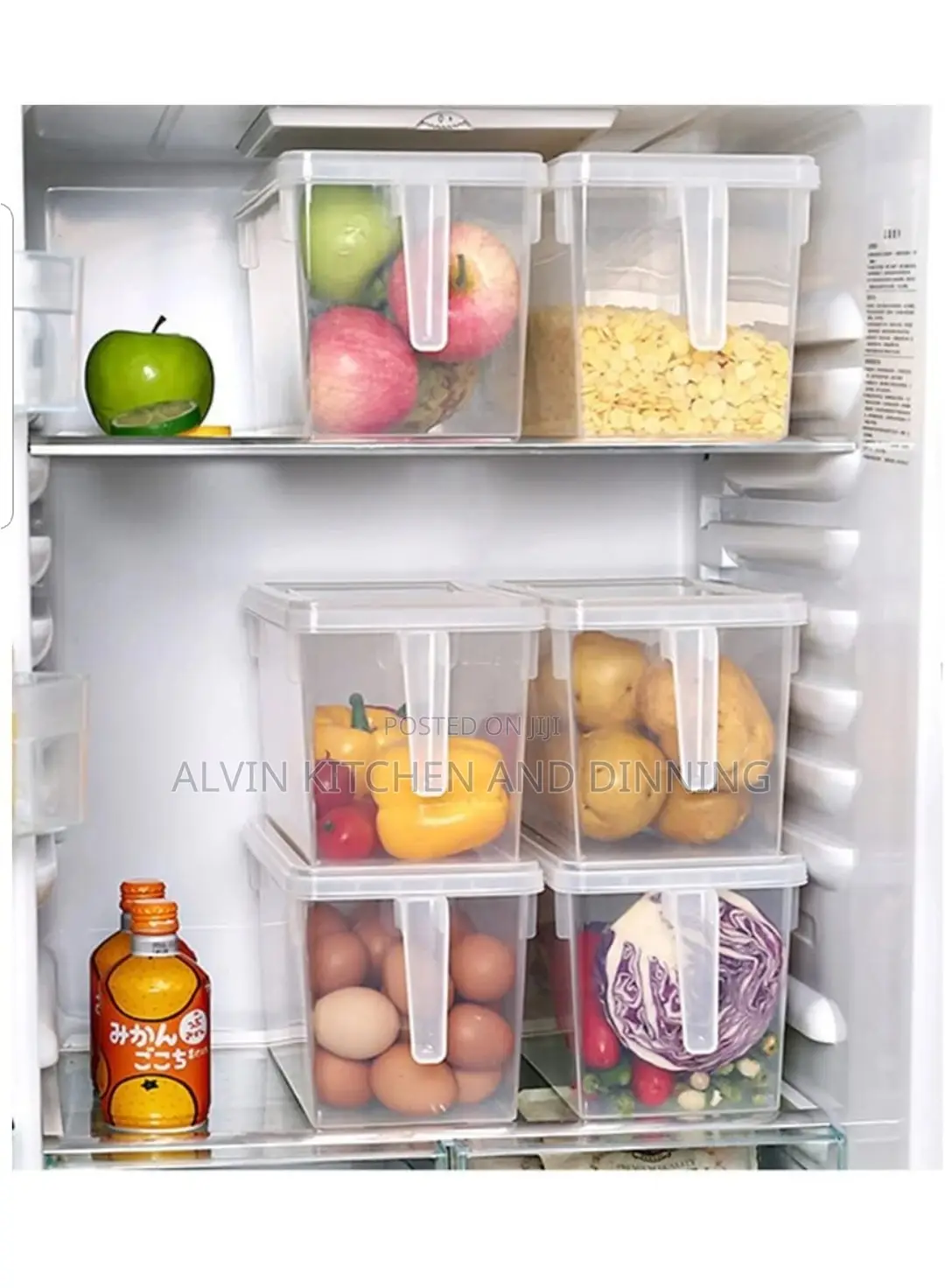 Plastic Storage Containers (4pcs)