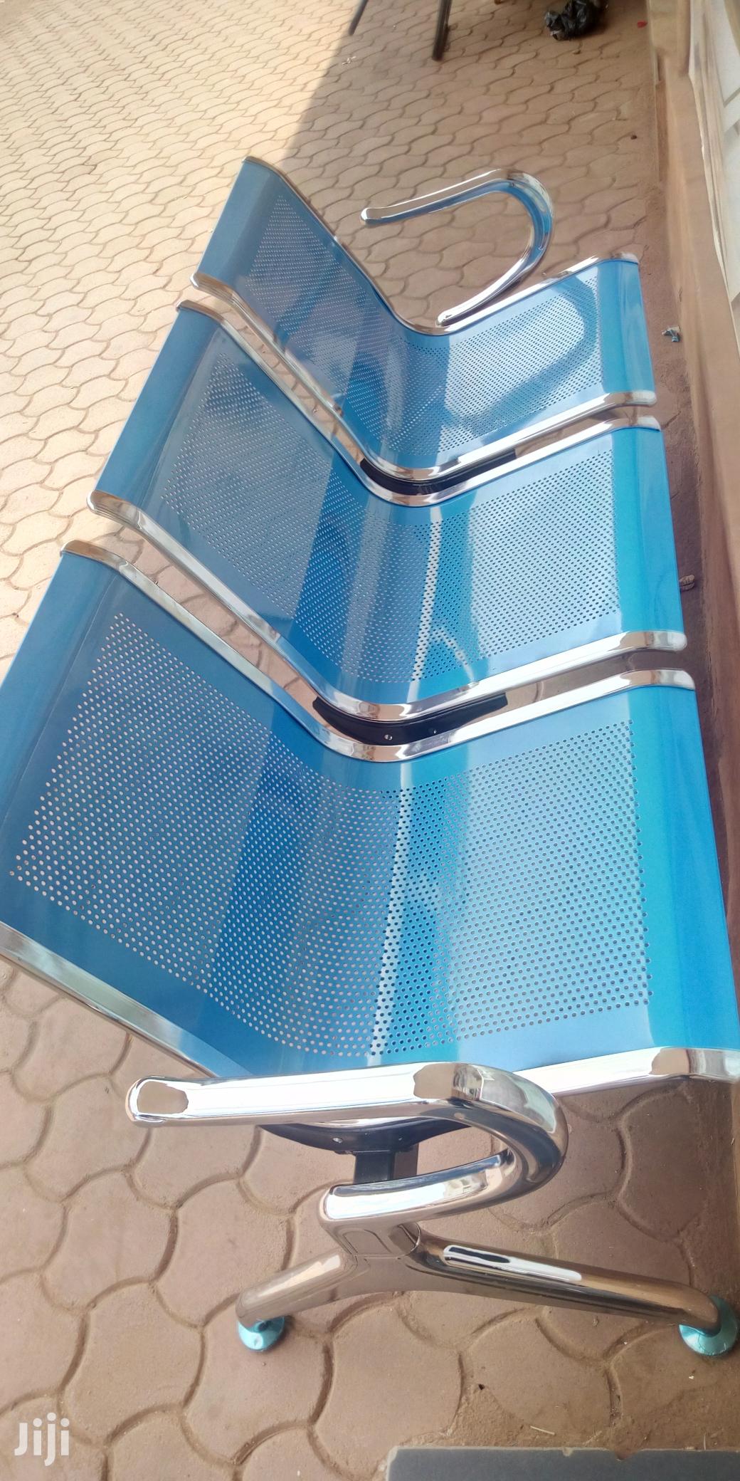 Blue Colour Waiting Chair