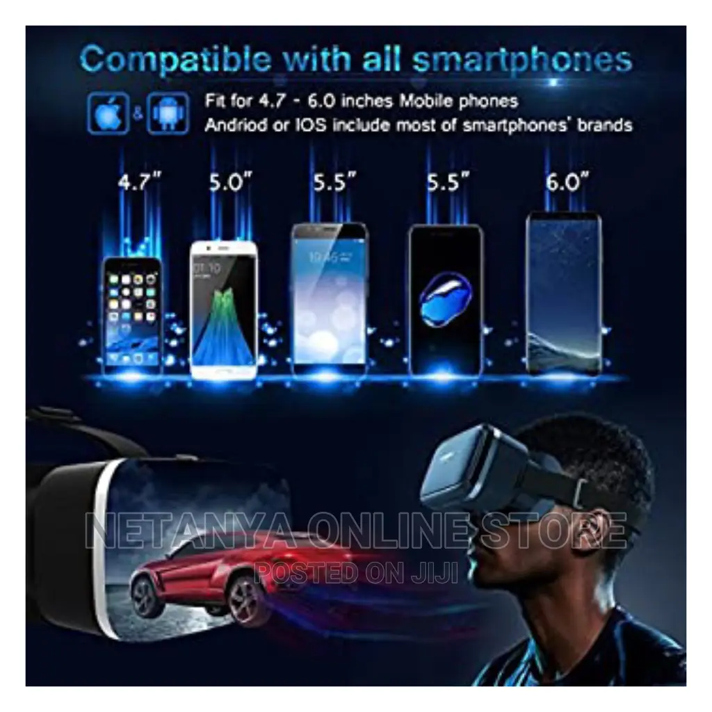 Virtual Reality VR Headset.