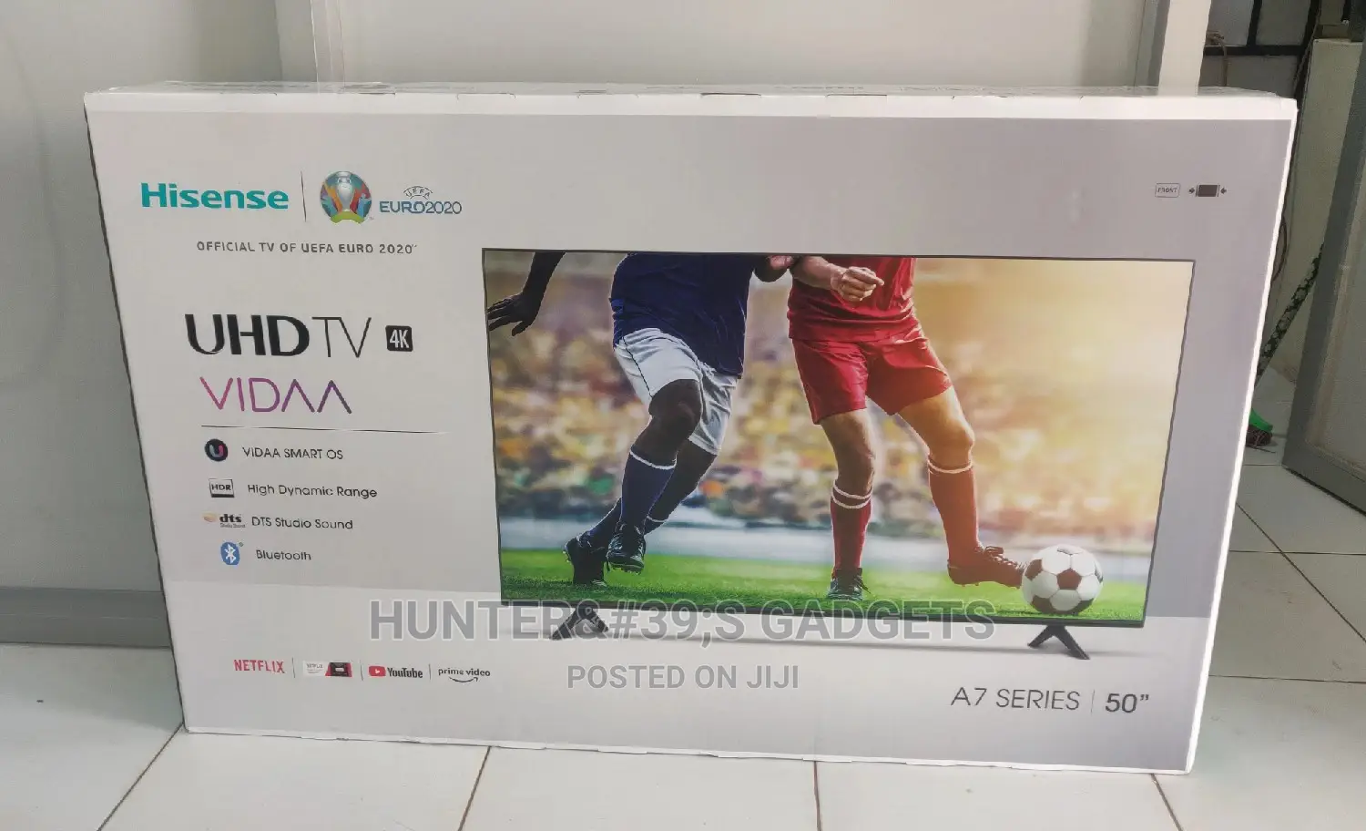 Hisense 50inches Uhd 4k Frameless Smart Digital Satellite Tv