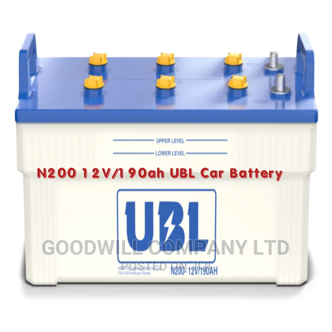 N200 190ah UBL Car Battery