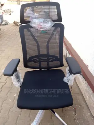 Black Mesh Chair High Back