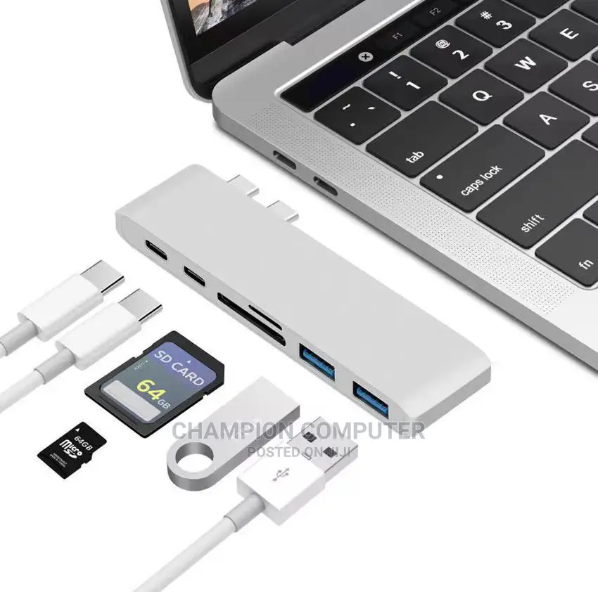 USB C Hub Adapter for Macbook Pro/Air 2020 In2